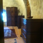 Vaulted bedroom